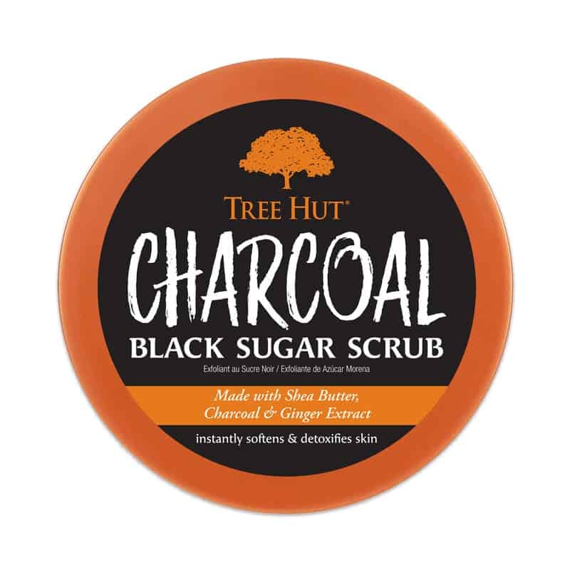 Tree Hut Charcoal Black Sugar Scrub ทรีฮัท ชาร์โคล แบล็ค ชูการ์ สครับ