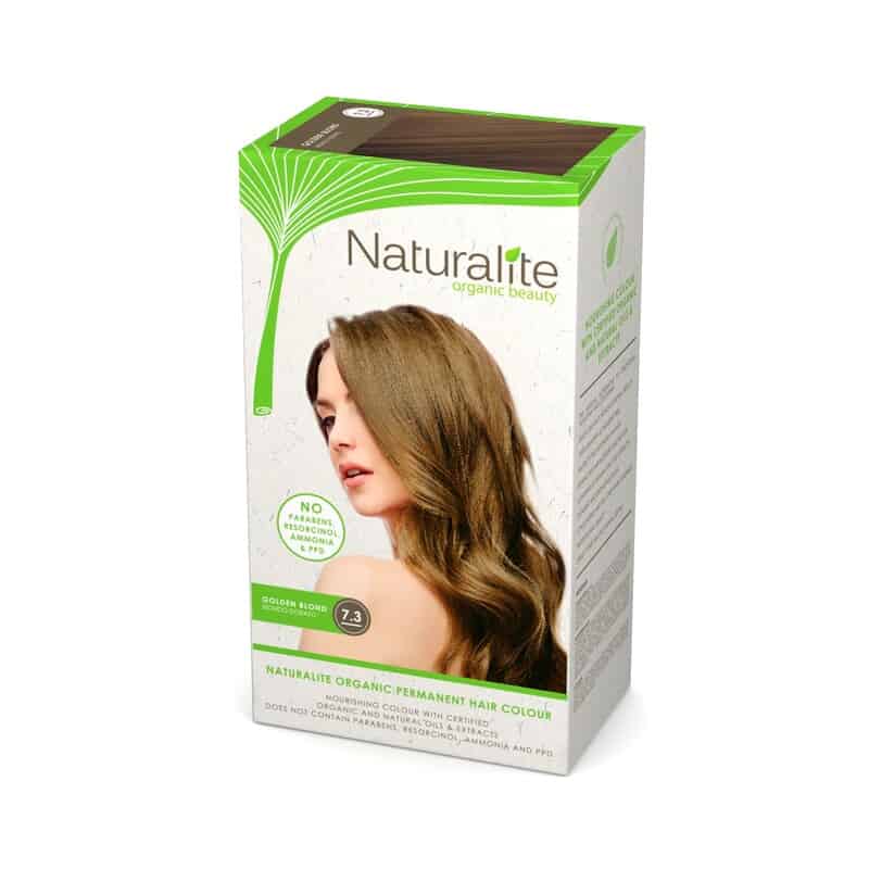 NATURALITE ORGANIC PERMANENT HAIR COLOUR(7.3 GOLDEN BLOND) Labsociety