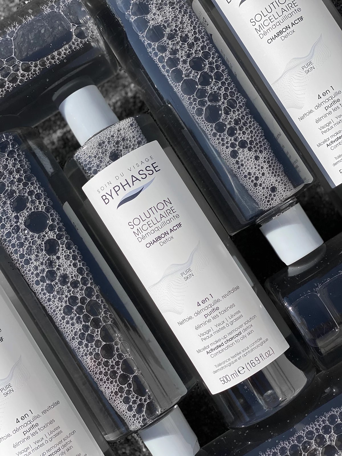 Byphasse Micellar Makeup Remover Solution Activated Charcoal 500ml