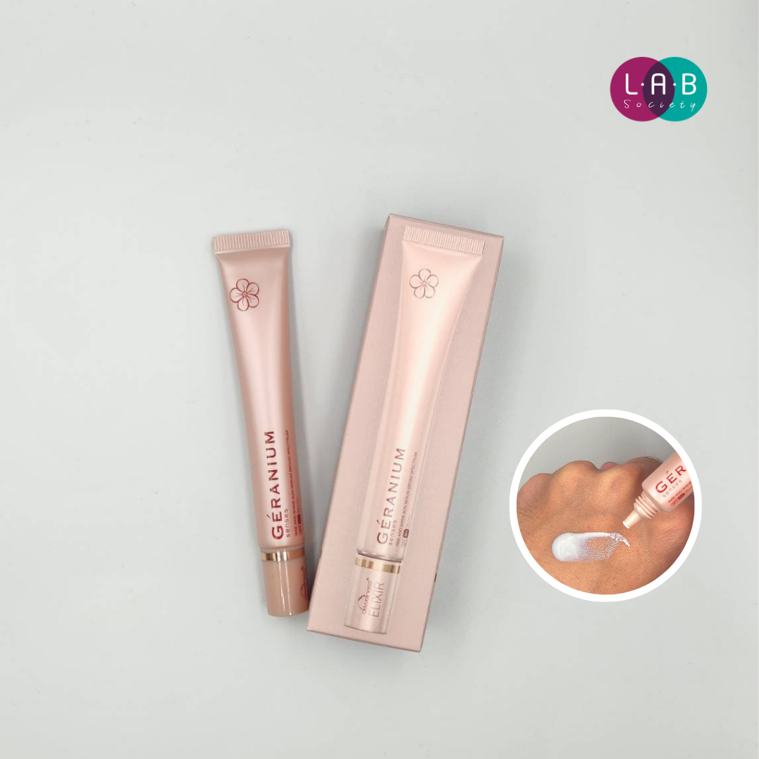 DEWellness Elixir Geranium Senses Rise and Shine Sun Serum Broad Spectrum SPF50+ PA++++